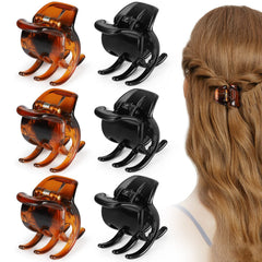 Morhom clips-pelo 6 piezas ofrecen agarre firme para cabello grueso.
