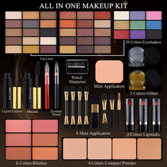 MORNECA eyeshadow palette collection with 69 shades for versatile day-to-night looks.
