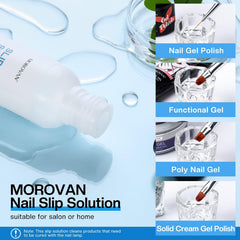 Morovan clips para uñas aseguran las formas para un acabado limpio.