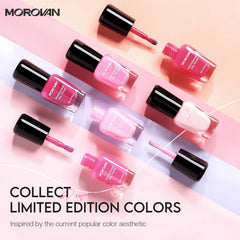 Morovan Esmalte Rosa Puro: tono clásico para combinar con cualquier look