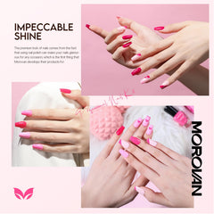 Morovan Esmalte Rosa Suave: color suave para uso diario