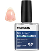 Morovan fortaleza de uñas, bote listo para aplicación suave en uñas dañadas.