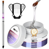 Morovan Gel Builder claro en UV/LED para extensiones duraderas