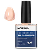 Morovan jelly nude nail-strengthener bottle shows a smooth, natural finish.