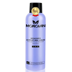 Morovan monomero acrilico 8oz, vertido en la botella para mezcla precisa.