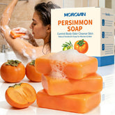 Morovan Persimmon, barra en empaque, ofrece limpieza suave y control de olores.