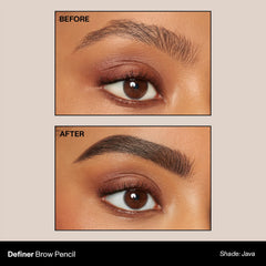 Morphe Definer lápiz cejas deslizamiento suave para rellenar con naturalidad.
