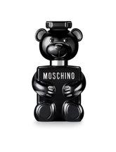 Moschino Toy Boy Eau de Parfum spray bottle with sleek design for daily wear