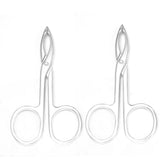 Motanar two-piece tweezers with straight-tip design for precise hair removal