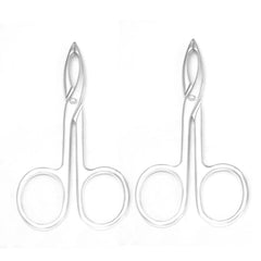 Motanar two-piece tweezers with straight-tip design for precise hair removal