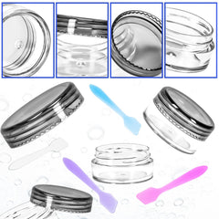 MotBach portable cosmetic jars ideal for on-the-go samples