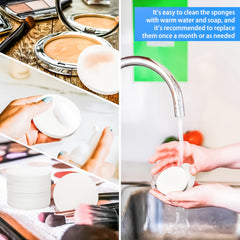 MotBach wet and dry dual-use sponge for versatile skin finish