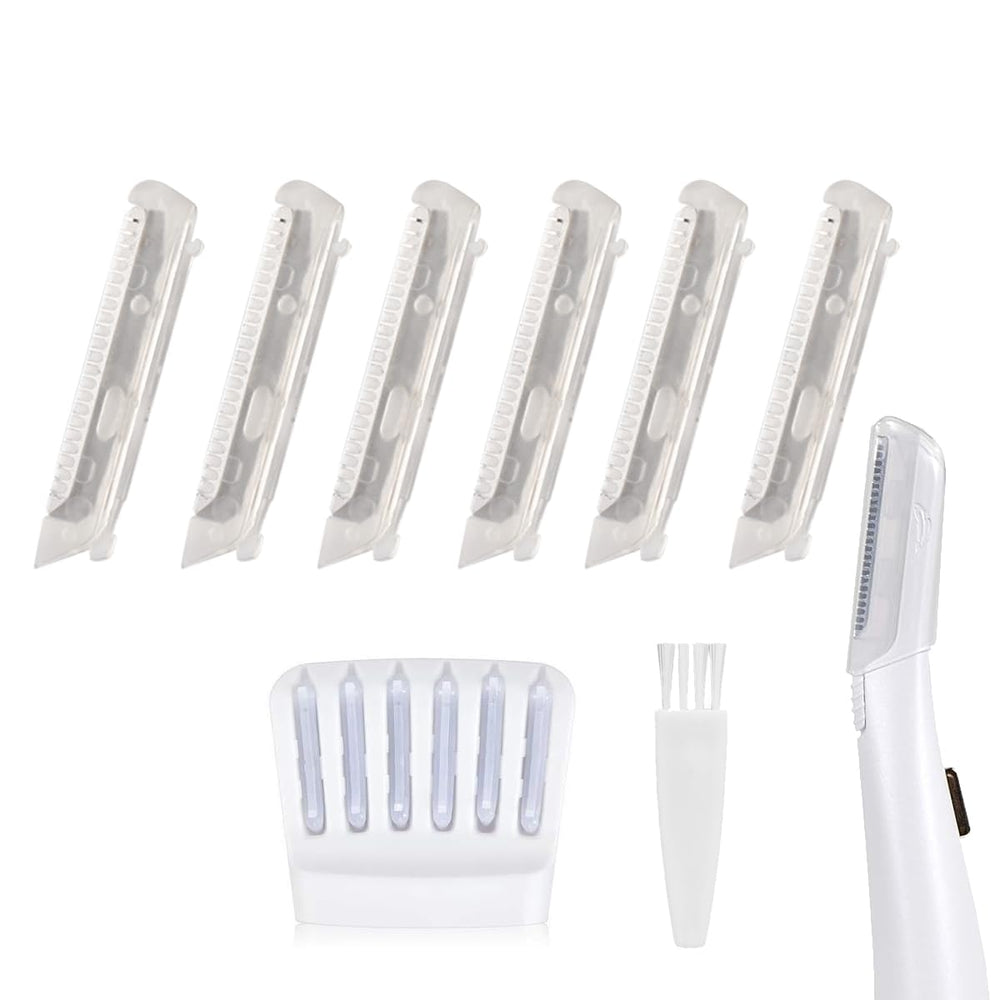 MoveLove 6-pack replacement heads for Flawless Dermaplane Glo.