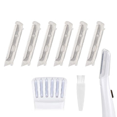 MoveLove 6-pack replacement heads for Flawless Dermaplane Glo.