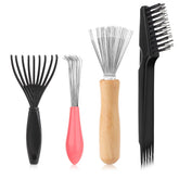 Mozeat Lens double-headed brush for thorough base cleaning and hygiene.
