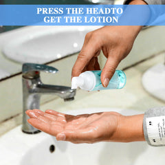 Close-up of leak-proof thread on Mozeat Lens bottle for travel