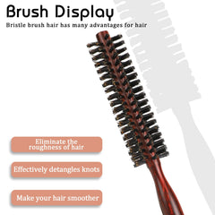 Mozeat Lens brush helps with blow-drying curls for a quick polished look