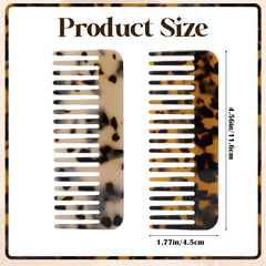 Mozeat Lens compact detangling comb for pocket use