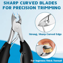 Ergonomic anti-slip handle on MPKDZNE clippers for a secure grip