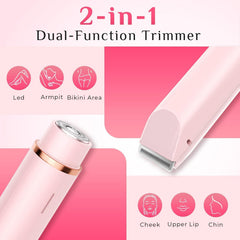 Mpotmiy waterproof bikini trimmer IPX7 for safe use in the shower.