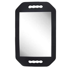 mpowtech double handle mirror large view offers a broad angle for precise haircut checks