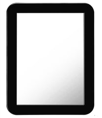 mpowtech magnetic locker mirror with 5x7 real glass for clear grooming checks