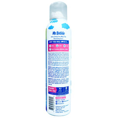 Mr. Bubble foam soap pump nozzle shown for easy dispensing.