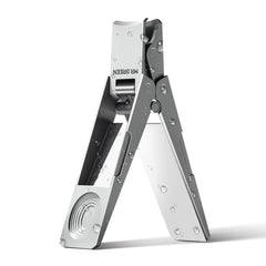 MR.GREEN folding nail clipper close-up highlighting compact travel-ready design