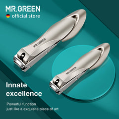 MR.GREEN nail clippers dust slot cover keeps trimming clean