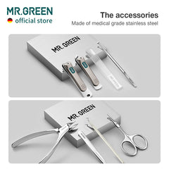 MR.GREEN oblique clipper designed for comfortable nail trimming