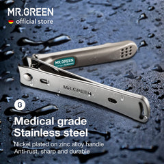 MR.GREEN clipper features Seiko sharp edge for thick nails.