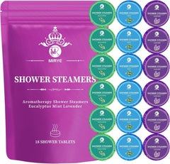 MR MIRYE bombas ducha eucalipto, aromaterapia para relajación en casa