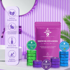 MR MIRYE pack 18 bombas ducha, regalo de spa en casa
