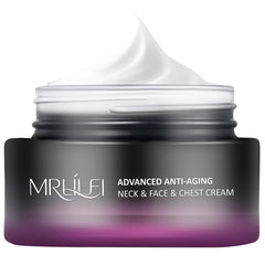 MRLILEI Tightening Neck Cream bottle pump for easy, targeted neck care.
