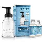 Mrs. Meyer’s Rain Water, dispensador de vidrio, fragancia fresca para cocinas y baños