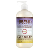 Mrs. Meyer's Clean Day hand soap bottle for easy daily cleansing.