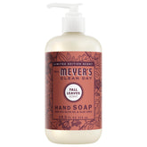 Mrs. Meyer's Clean Day Fall Leaves bottle for refreshing hand cleansing.