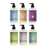 Mrs. Meyer’s Lavender hand soap bottle offers a calming scent for daily washing.