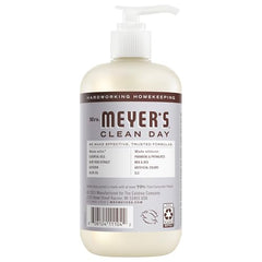Mrs. Meyer's Clean Day Lavender packaging shown in a tidy kitchen display.