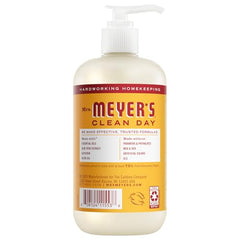 Mrs. Meyer’s hand soap pump for easy daily dispensing during handwashing.