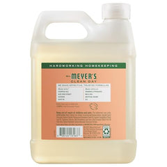 MRS. MEYER'S envase relleno para manos Geranio, ideal para uso diario.
