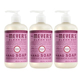 Jabón de manos MRS. MEYER'S Clean Day con aroma a peonía para uso diario