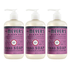 Jabón de manos Mrs Meyer's Clean Day Plum Berry en botella para uso diario