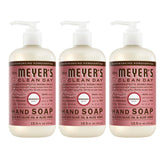 Mrs. Meyer's Clean Day: jabon manos romero en botella, uso diario suave