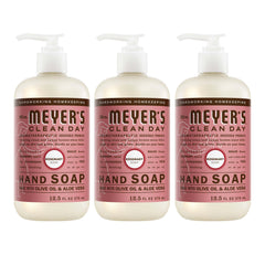 Mrs. Meyer's Clean Day: jabon manos romero en botella, uso diario suave