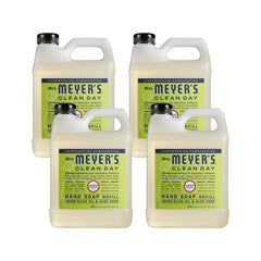 Mrs. Meyer's Clean Day Lemon Verbena refill bottle—easy, space-saving option for busy kitchens.