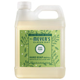 Recambio de Jabón de Manos Mrs. Meyer's Clean Day para rellenar la botella y perfumar con pino.