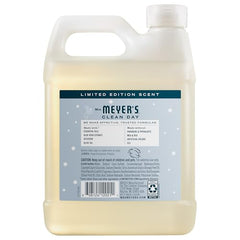 Snowdrop refill pour from Mrs. Meyer's refill bottle for easy replenishment.