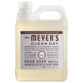 Jabón de manos Mrs. Meyer's Lavanda: recambio 33 oz para una limpieza suave y humectante.
