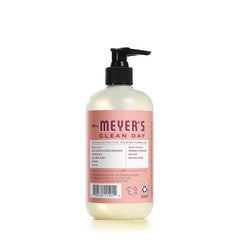 Espuma suave de Mrs. Meyer's Rose para manos limpias sin resecar